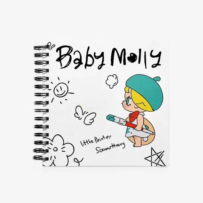 ¡Bebé Molly cuando tenía tres años! Serie: Cuaderno de bocetos