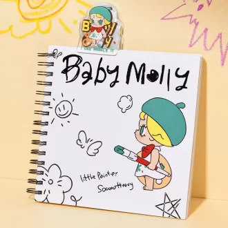 ¡Bebé Molly cuando tenía tres años! Serie: Cuaderno de bocetos