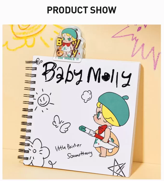 ¡Bebé Molly cuando tenía tres años! Serie: Cuaderno de bocetos