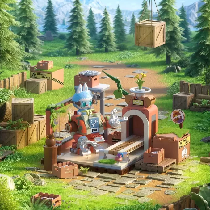 Bloques de la serie Base Secreta del Bosque LOS MONSTRUOS