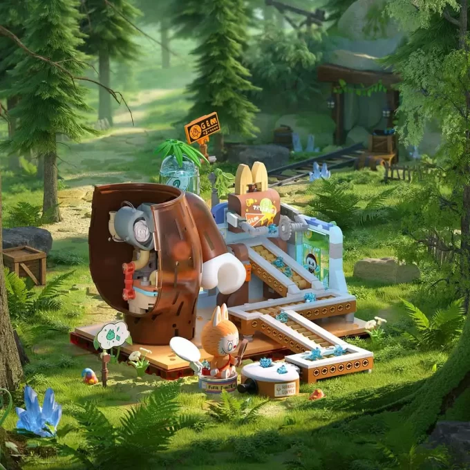 Bloques de la serie Base Secreta del Bosque LOS MONSTRUOS
