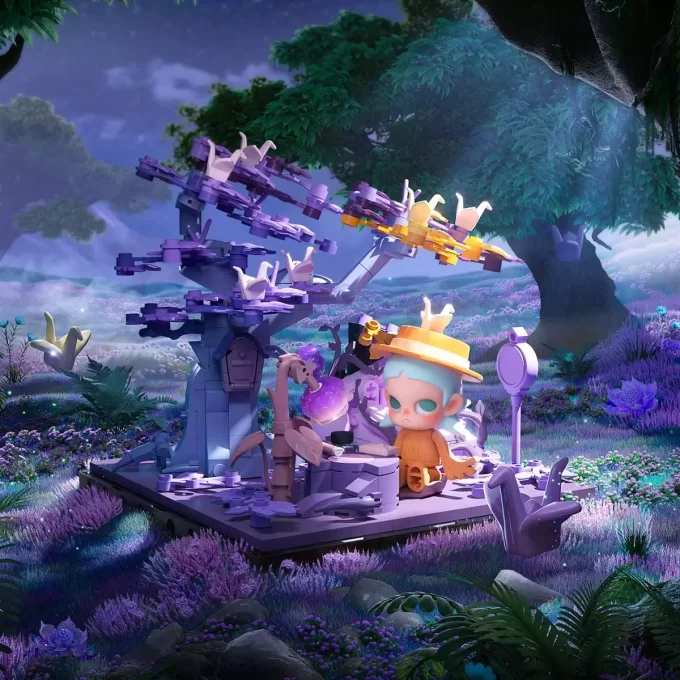 Bloques de la serie Zsiga Caminando hacia el bosque
