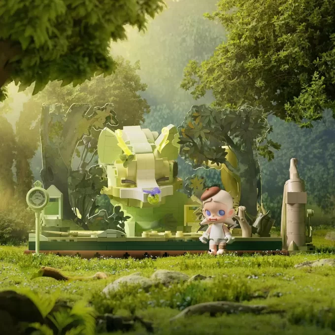 Bloques de la serie Zsiga Caminando hacia el bosque