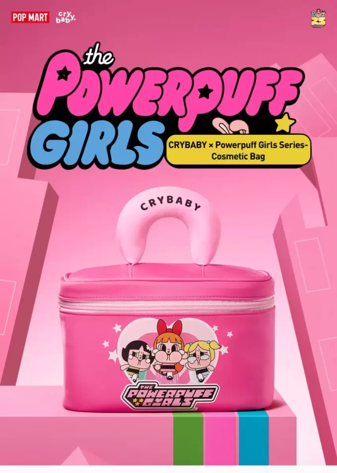 Bolsa de cosméticos CRYBABY × Serie Las Chicas Superpoderosas