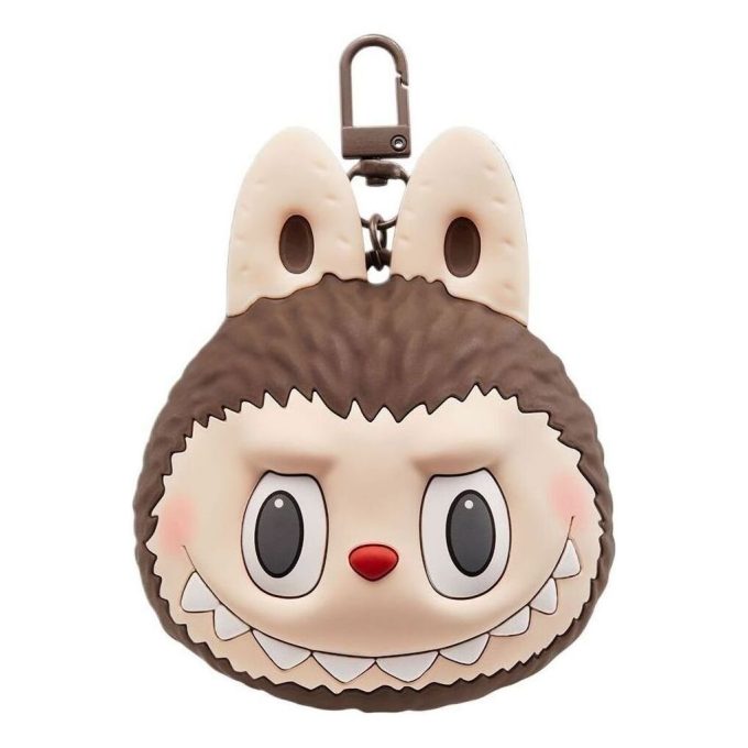 Bolsa de silicona marrón para auriculares Labubu Originals