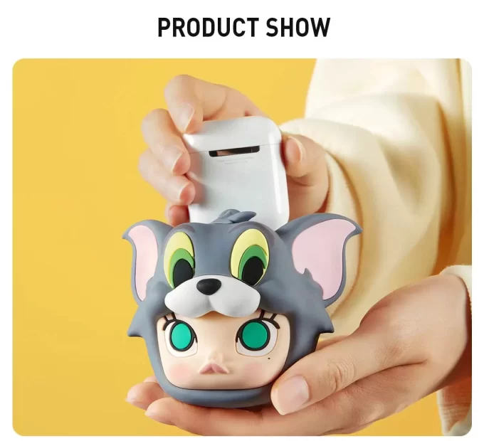 Bolsa para auriculares de la serie 100.º aniversario de MOLLY X Warner Bros. (Tom y Jerry)