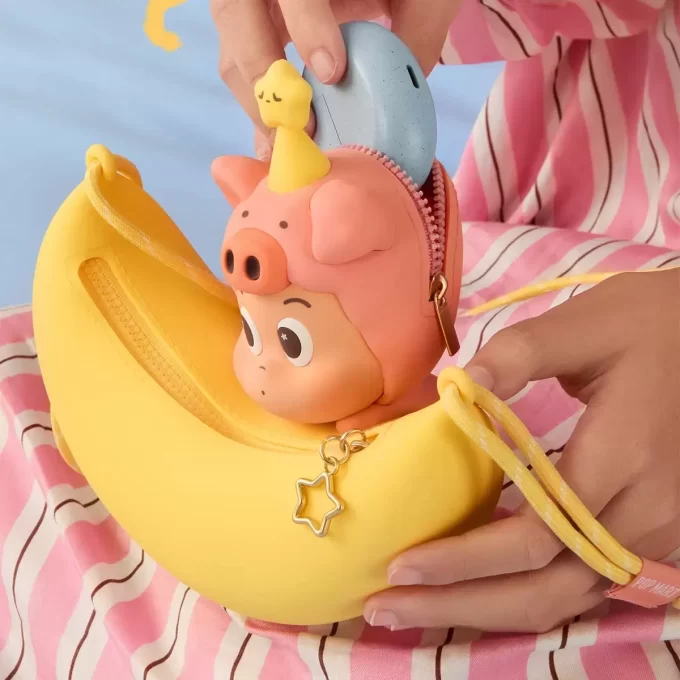 Bolso bandolera de silicona brillante POP BEAN Pajama Party