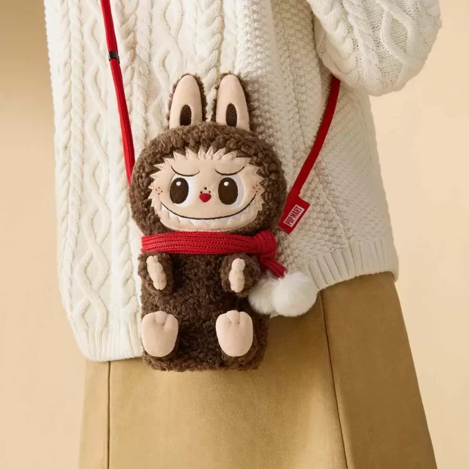 Bolso de hombro de peluche de la serie clásica THE MONSTERS