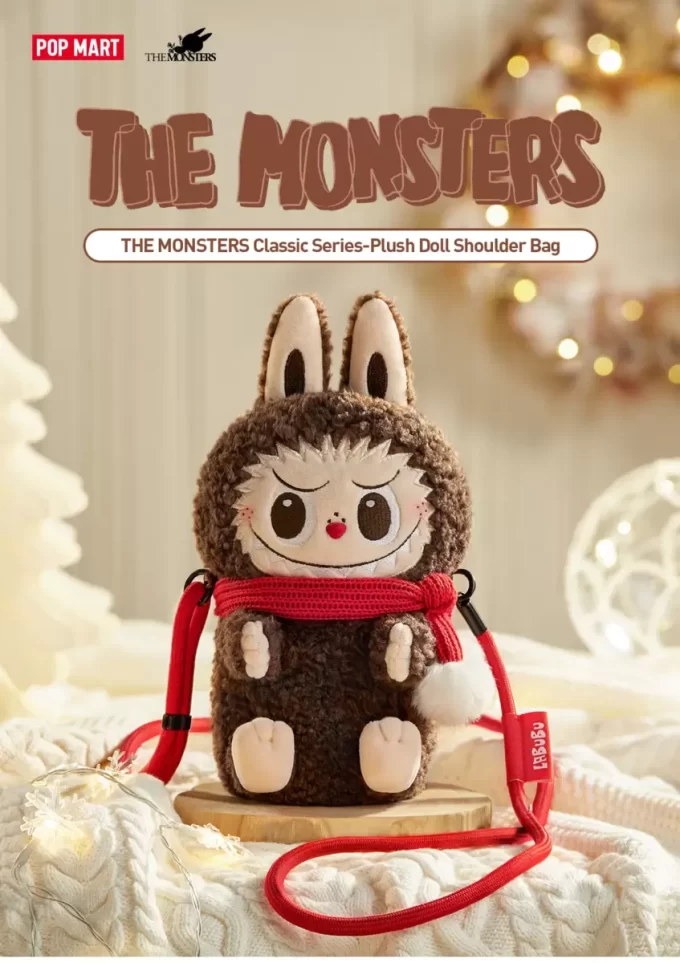 Bolso de hombro de peluche de la serie clásica THE MONSTERS