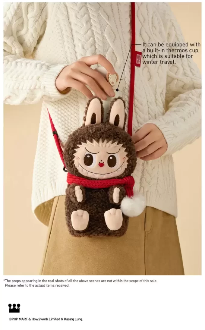 Bolso de hombro de peluche de la serie clásica THE MONSTERS