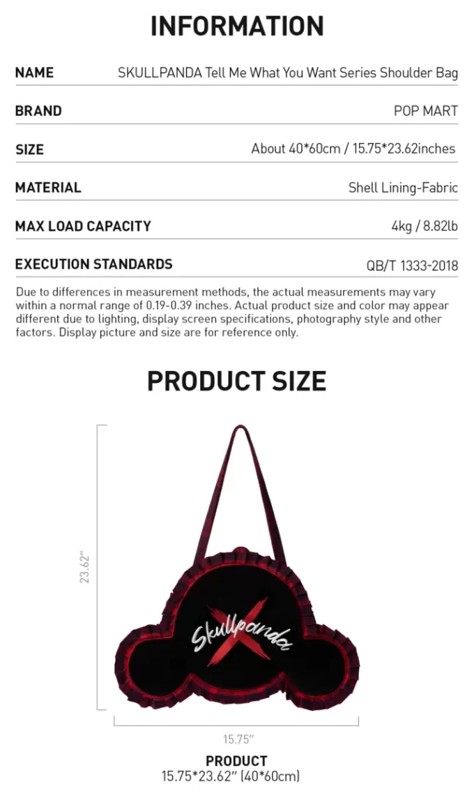 Bolso de hombro SKULLPANDA Dime lo que quieres