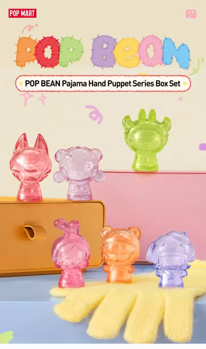 Caja de marionetas de mano de pijama POP BEAN