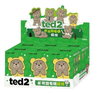 Caja sellada con colgante de peluche de osito de peluche Ted2 (6 cajas sorpresa)
