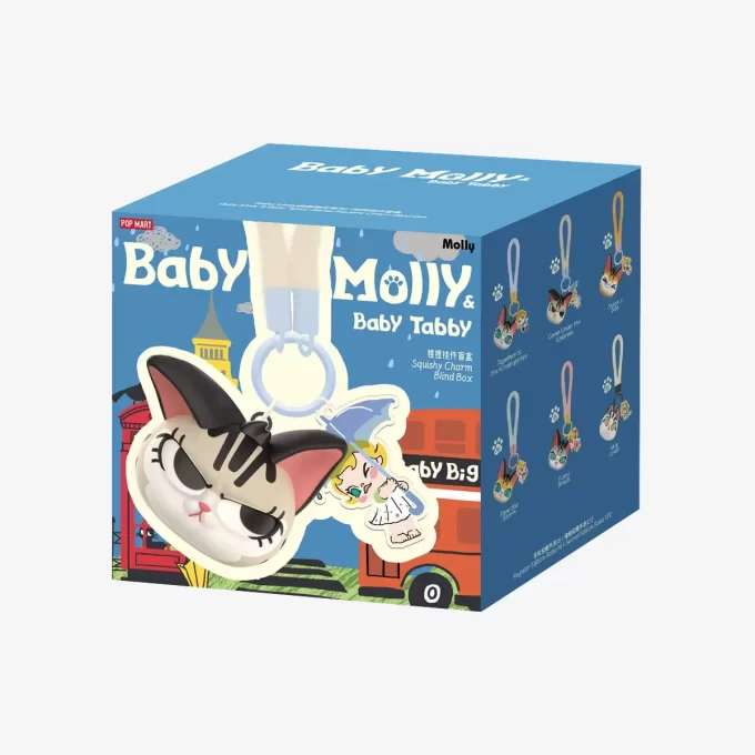 Caja sorpresa con colgante de pellizco de la serie Baby Molly y Baby Tabby Caja sorpresa con colgante de pellizco de la serie Baby Molly y Baby Tabby