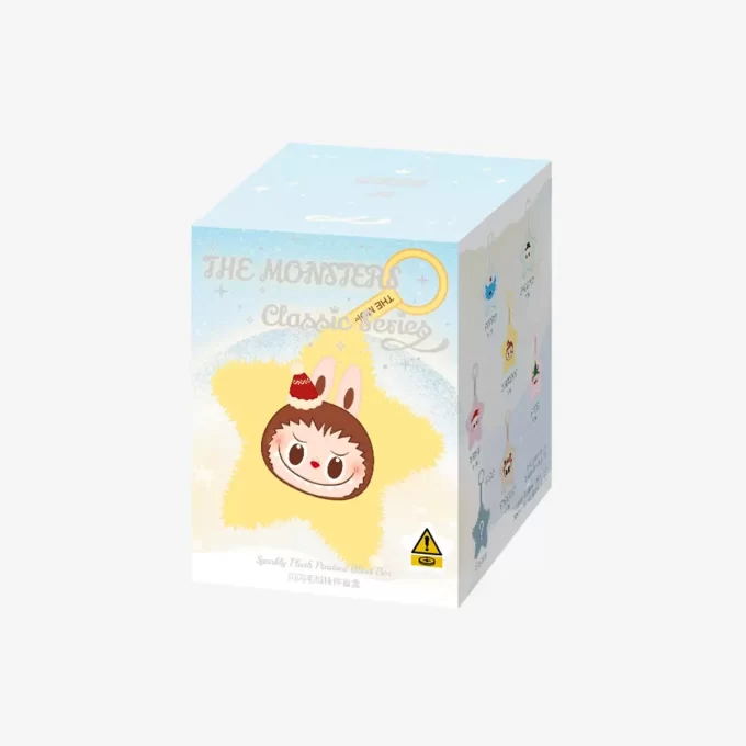 Caja sorpresa con colgante de peluche brillante de la serie clásica THE MONSTERS