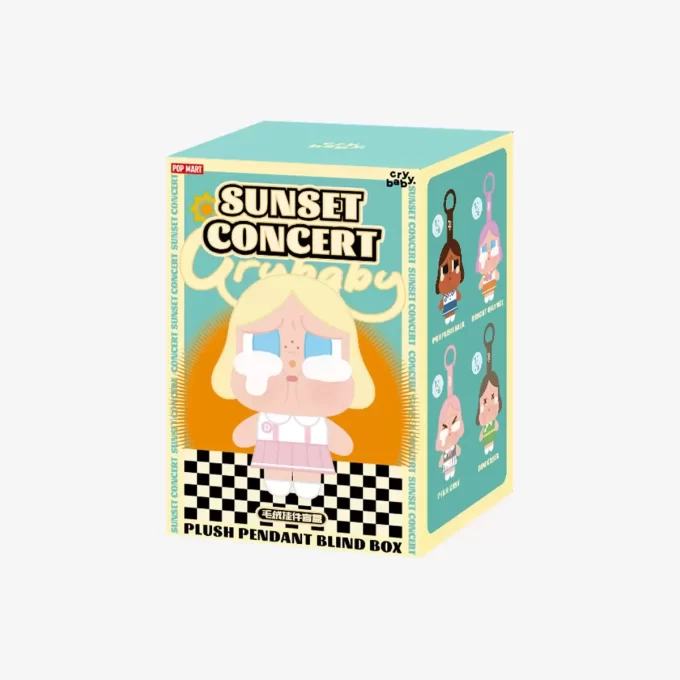 Caja sorpresa con colgante de peluche de la serie CRYBABY Sunset Concert Caja sorpresa con colgante de peluche de la serie CRYBABY Sunset Concert