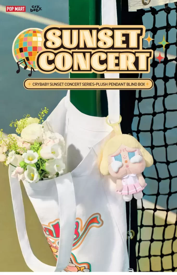 Caja sorpresa con colgante de peluche de la serie CRYBABY Sunset Concert Caja sorpresa con colgante de peluche de la serie CRYBABY Sunset Concert