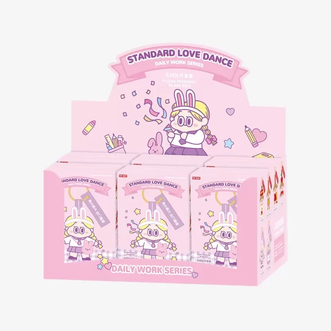Caja sorpresa con colgante de peluche de la serie “Danza del amor” (trabajo diario)