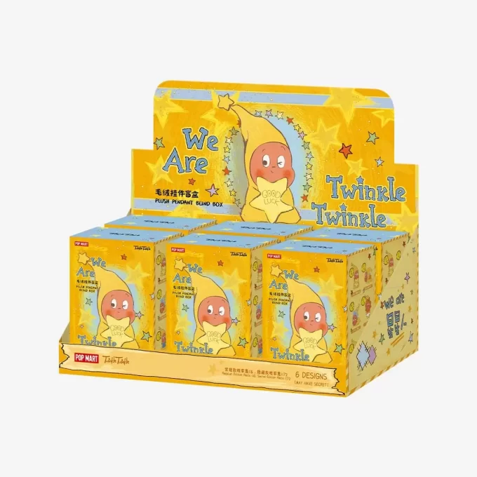 Caja sorpresa con colgante de peluche de la serie We Are Twinkle Twinkle