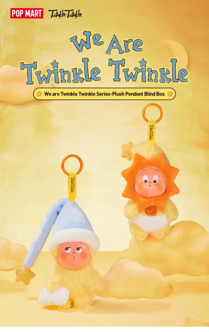 Caja sorpresa con colgante de peluche de la serie We Are Twinkle Twinkle