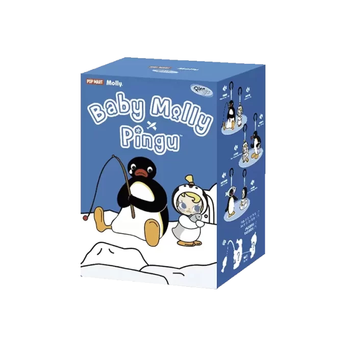 Caja sorpresa con colgante de peluche de vinilo de la serie Baby Molly × Pingu Happy Fishing Caja sorpresa con colgante de peluche de vinilo de la serie Baby Molly × Pingu Happy Fishing
