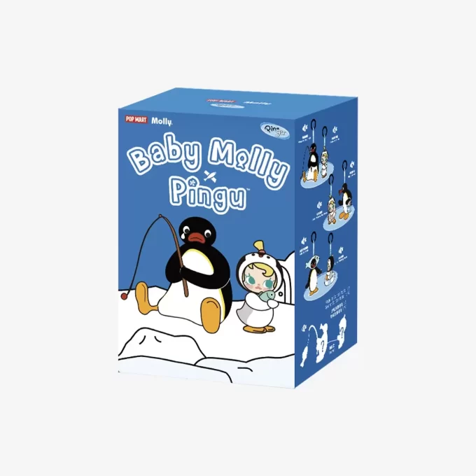 Caja sorpresa con colgante de peluche de vinilo de la serie Baby Molly × Pingu Happy Fishing Caja sorpresa con colgante de peluche de vinilo de la serie Baby Molly × Pingu Happy Fishing