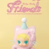 Caja sorpresa con colgante de peluche de vinilo de la serie Baby Molly Pocket Friends