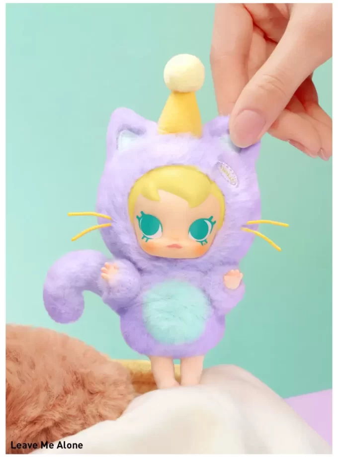 Caja sorpresa con colgante de peluche de vinilo de la serie Baby Molly Pocket Friends