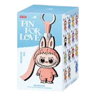 Caja sorpresa con colgante de peluche Labubu Pin for Love (N-Z) (1 caja sorpresa)