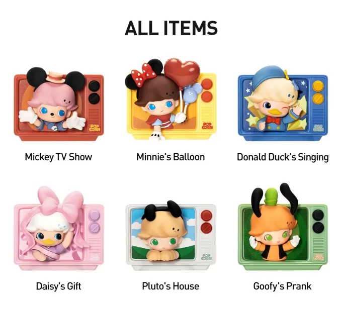 Caja sorpresa con imán para nevera de la serie DIMOO WORLD × DISNEY Caja sorpresa con imán para nevera de la serie DIMOO WORLD × DISNEY