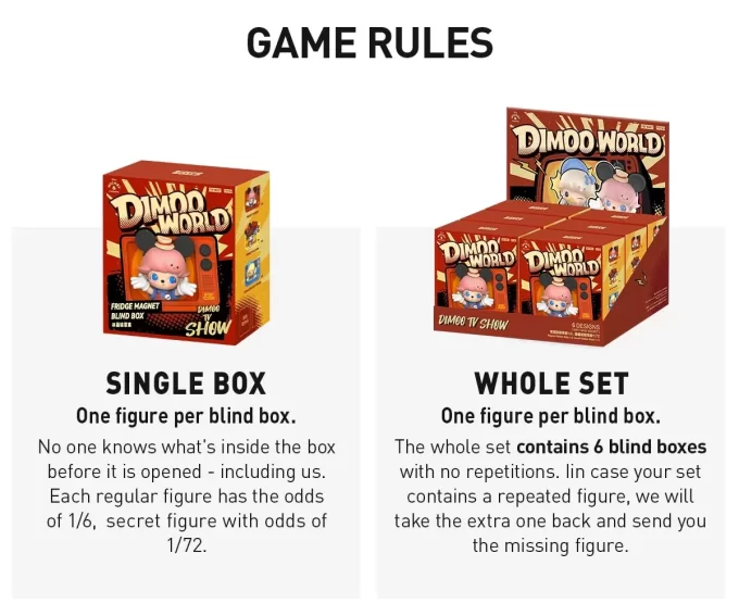 Caja sorpresa con imán para nevera de la serie DIMOO WORLD × DISNEY Caja sorpresa con imán para nevera de la serie DIMOO WORLD × DISNEY
