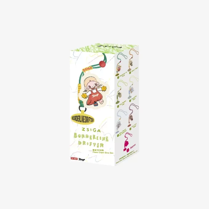 Caja sorpresa de adornos para teléfono de la serie Borderline Drifter de Zsiga Caja sorpresa de adornos para teléfono de la serie Borderline Drifter de Zsiga