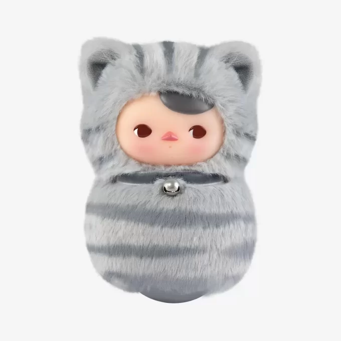 Caja sorpresa de peluche de vinilo de la serie PUCKY Roly-Poly Kitty