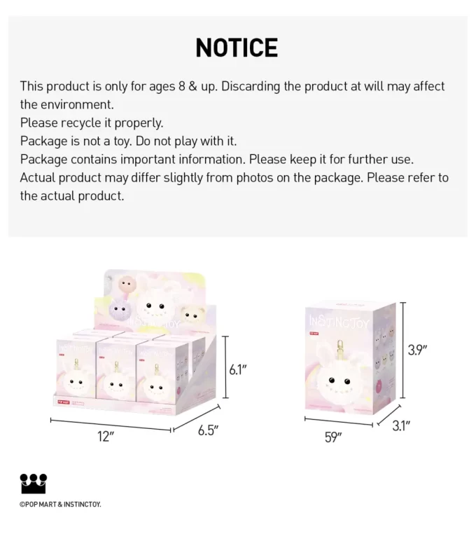 Caja sorpresa de peluches de la serie Fantasy World de INSTINCTOY