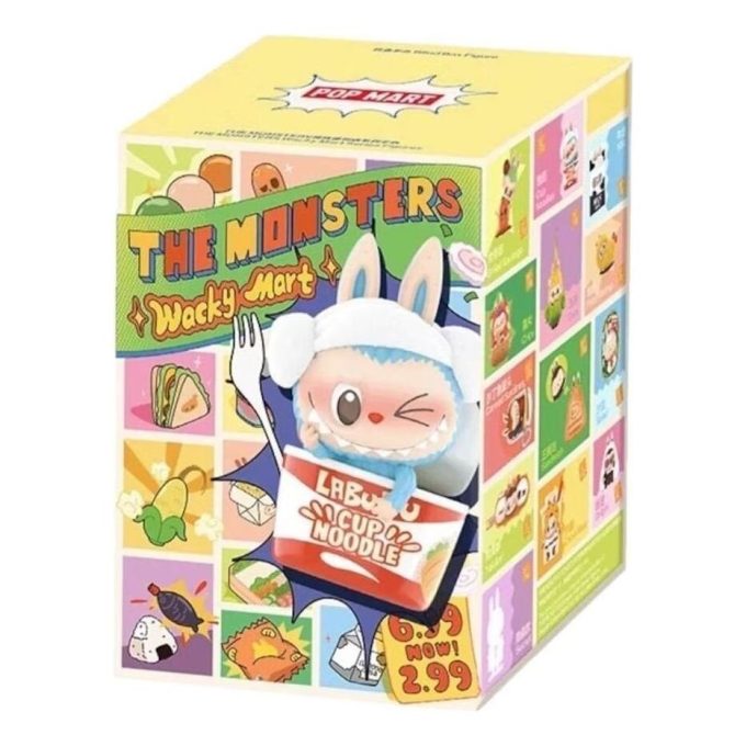 Cajas selladas de figuras Labubu Wacky Mart (1 caja sorpresa)