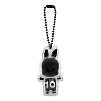 Charm LABUBU THE MONSTERS SUPER MINI del 10.º aniversario de Pop Mart