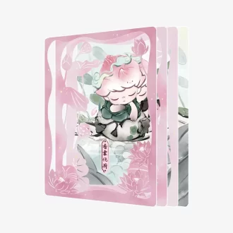 Colección de figuras y tarjetas de arte de la serie Historias en la Copa de DIMOO