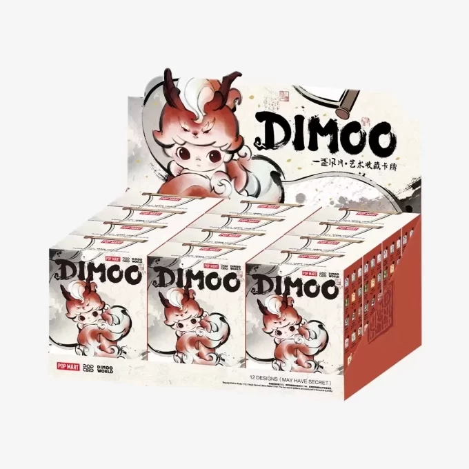 Colección de figuras y tarjetas de arte de la serie Historias en la Copa de DIMOO