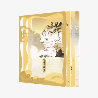Colección de figuras y tarjetas de arte de la serie Historias en la Copa de DIMOO