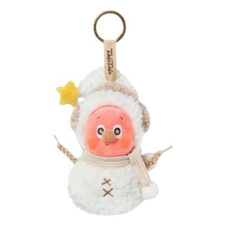 Colgante de peluche “Abrazo de muñeco de nieve” con el pronóstico de dulces sueños.