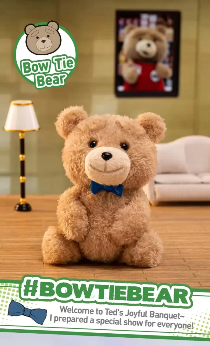 Colgante de peluche de acción de oso de peluche Ted2 Colgante de peluche de acción de oso de peluche Ted2