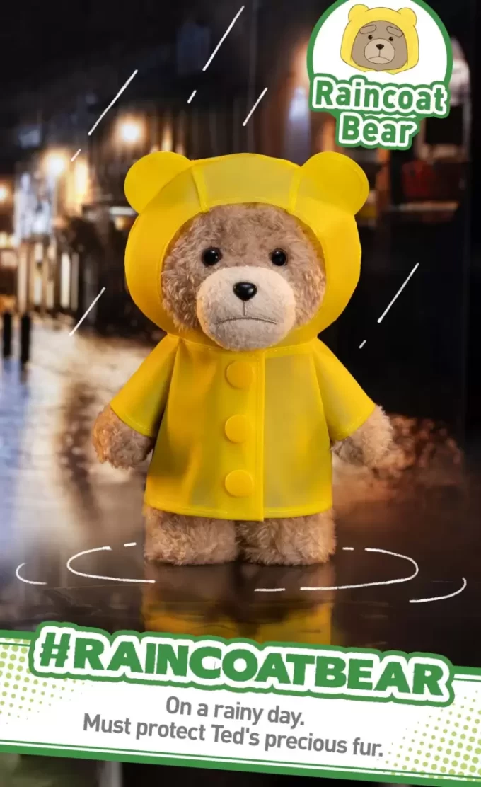 Colgante de peluche de acción de oso de peluche Ted2 Colgante de peluche de acción de oso de peluche Ted2