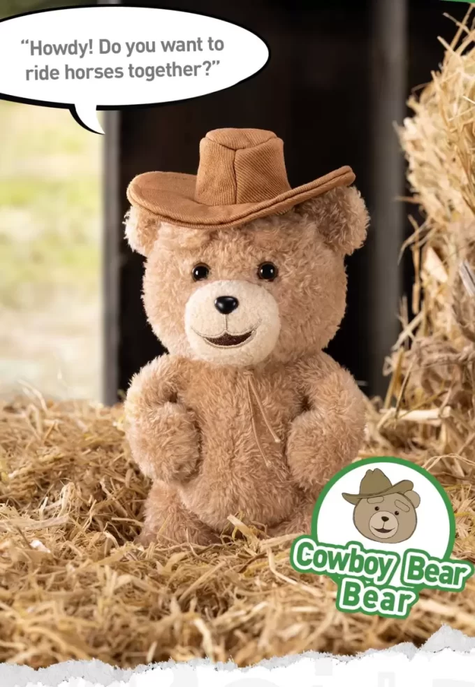 Colgante de peluche de acción de oso de peluche Ted2 Colgante de peluche de acción de oso de peluche Ted2
