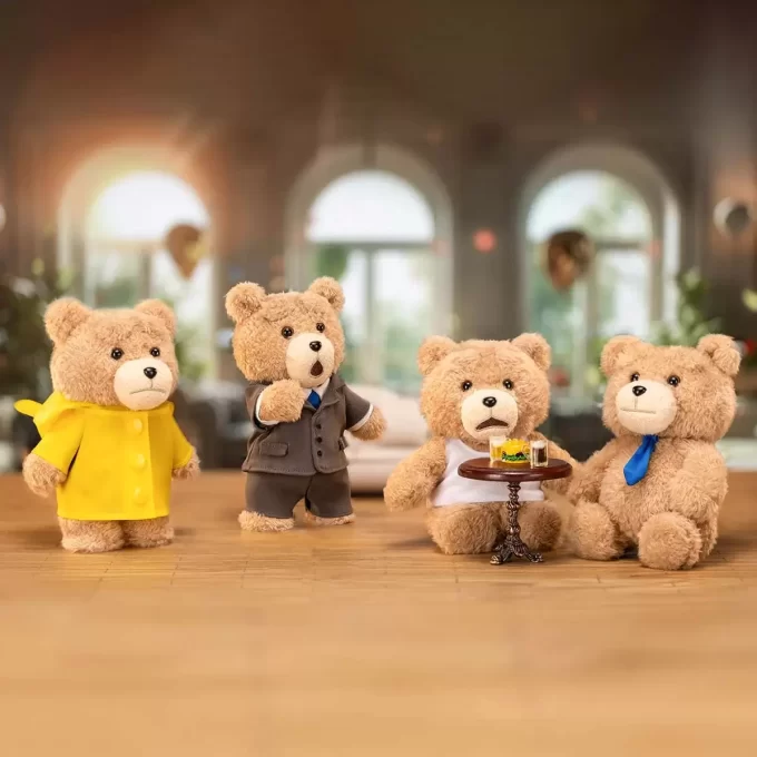 Colgante de peluche de acción de oso de peluche Ted2 Colgante de peluche de acción de oso de peluche Ted2