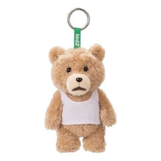 Colgante de peluche de acción de oso de peluche Ted2 “Vest Bear” Colgante de peluche de acción de oso de peluche Ted2 “Vest Bear”