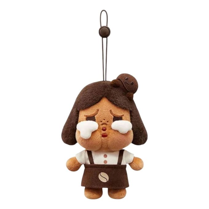 Colgante de peluche de la fábrica de café Pop Bean “Chef de postres llorón”