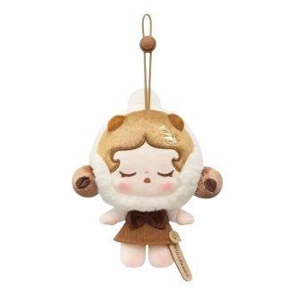 Colgante de peluche de la fábrica de café Pop Bean “Skullpanda Specialty Barista”