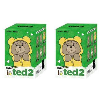 Colgante de peluche de osito de peluche Ted2 (caja sellada, 2 cajas sorpresa)