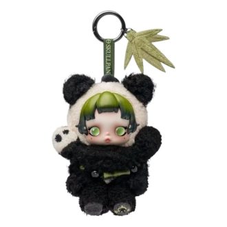 Colgante de peluche de panda perezoso Skullpanda