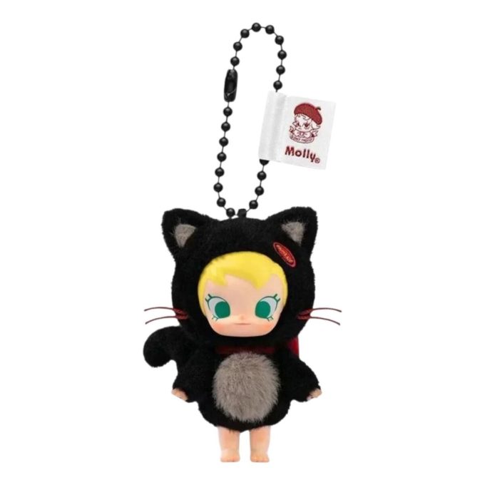 Colgante de peluche de vinilo de Baby Molly Pocket Friends “¡No te metas conmigo!” Edición secreta